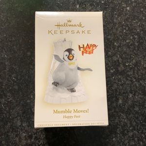 Hallmark Keepsake. Happy feet. Mumble moves.